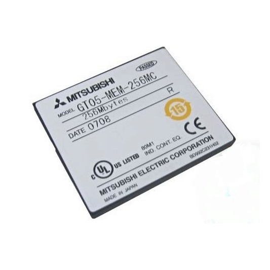Image of Mitsubishi Electric GT05-MEM-256MC