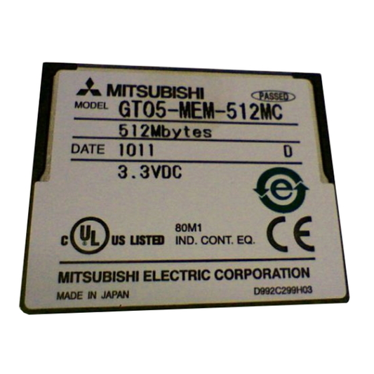 Image of Mitsubishi Electric GT05-MEM-512MC